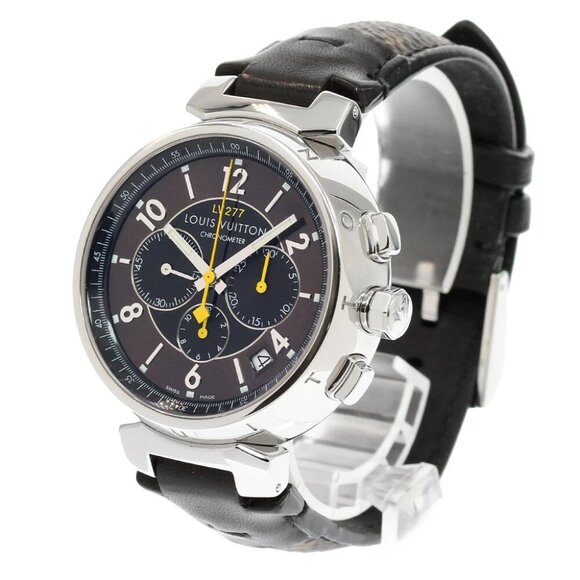 LOUIS VUITTON Tambour Chronograph El Primero Q1141 Automatic Men's Watch_830638 - Picture 1 of 6